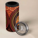 NAIDOC Week 2026 Personalised 4 in 1 Can Cooler Tumbler 50 Years of Deadly Lizard Kangaroo Aboriginal Art