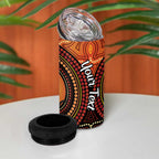NAIDOC Week 2026 Personalised 4 in 1 Can Cooler Tumbler 50 Years of Deadly Lizard Kangaroo Aboriginal Art