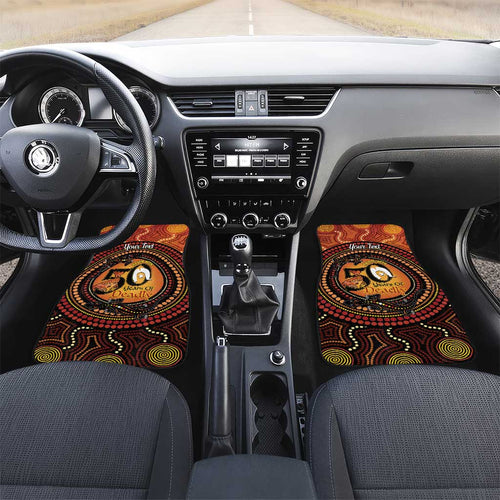 NAIDOC Week 2026 Personalised Car Mats 50 Years of Deadly Lizard Kangaroo Aboriginal Art