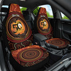 NAIDOC Week 2026 Personalised Car Seat Cover 50 Years of Deadly Lizard Kangaroo Aboriginal Art