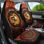 NAIDOC Week 2026 Personalised Car Seat Cover 50 Years of Deadly Lizard Kangaroo Aboriginal Art