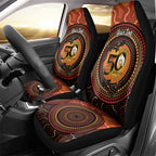 NAIDOC Week 2026 Personalised Car Seat Cover 50 Years of Deadly Lizard Kangaroo Aboriginal Art