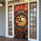 NAIDOC Week 2026 Personalised Door Cover 50 Years of Deadly Lizard Kangaroo Aboriginal Art