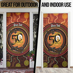 NAIDOC Week 2026 Personalised Door Cover 50 Years of Deadly Lizard Kangaroo Aboriginal Art