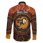 NAIDOC Week 2026 Personalised Family Matching Mermaid Dress and Hawaiian Shirt 50 Years of Deadly Lizard Kangaroo Aboriginal Art