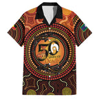 NAIDOC Week 2026 Personalised Family Matching Summer Maxi Dress and Hawaiian Shirt 50 Years of Deadly Lizard Kangaroo Aboriginal Art