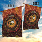 NAIDOC Week 2026 Personalised Garden Flag 50 Years of Deadly Lizard Kangaroo Aboriginal Art