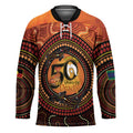 NAIDOC Week 2026 Personalised Hockey Jersey 50 Years of Deadly Lizard Kangaroo Aboriginal Art
