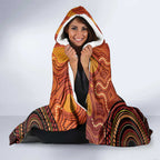 NAIDOC Week 2026 Personalised Hooded Blanket 50 Years of Deadly Lizard Kangaroo Aboriginal Art