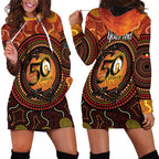 NAIDOC Week 2026 Personalised Hoodie Dress 50 Years of Deadly Lizard Kangaroo Aboriginal Art