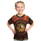 NAIDOC Week 2026 Personalised Kid T Shirt 50 Years of Deadly Lizard Kangaroo Aboriginal Art
