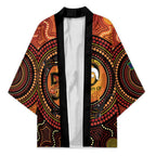 NAIDOC Week 2026 Personalised Kimono 50 Years of Deadly Lizard Kangaroo Aboriginal Art