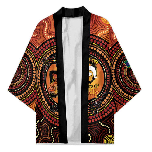 NAIDOC Week 2026 Personalised Kimono 50 Years of Deadly Lizard Kangaroo Aboriginal Art