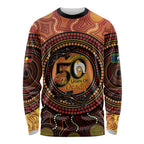 NAIDOC Week 2026 Personalised Long Sleeve Shirt 50 Years of Deadly Lizard Kangaroo Aboriginal Art