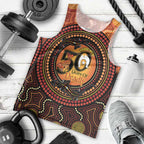 NAIDOC Week 2026 Personalised Men Tank Top 50 Years of Deadly Lizard Kangaroo Aboriginal Art