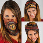 NAIDOC Week 2026 Personalised Neck Gaiter 50 Years of Deadly Lizard Kangaroo Aboriginal Art