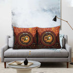 NAIDOC Week 2026 Personalised Pillow Cover 50 Years of Deadly Lizard Kangaroo Aboriginal Art