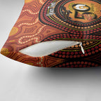 NAIDOC Week 2026 Personalised Pillow Cover 50 Years of Deadly Lizard Kangaroo Aboriginal Art