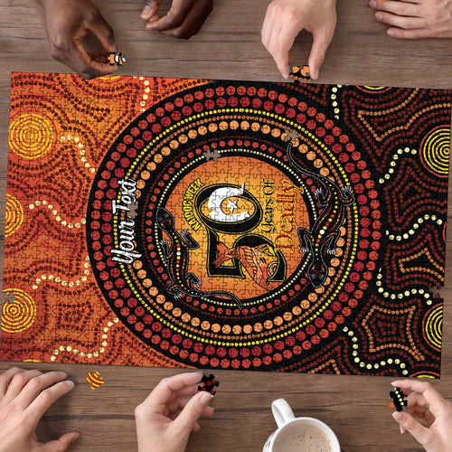 NAIDOC Week 2026 Personalised Puzzle 50 Years of Deadly Lizard Kangaroo Aboriginal Art