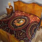 NAIDOC Week 2026 Personalised Quilt 50 Years of Deadly Lizard Kangaroo Aboriginal Art