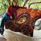 NAIDOC Week 2026 Personalised Quilt 50 Years of Deadly Lizard Kangaroo Aboriginal Art