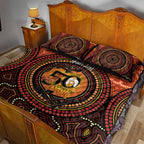NAIDOC Week 2026 Personalised Quilt Bed Set 50 Years of Deadly Lizard Kangaroo Aboriginal Art