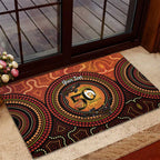 NAIDOC Week 2026 Personalised Rubber Doormat 50 Years of Deadly Lizard Kangaroo Aboriginal Art