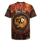 NAIDOC Week 2026 Personalised Rugby Jersey 50 Years of Deadly Lizard Kangaroo Aboriginal Art