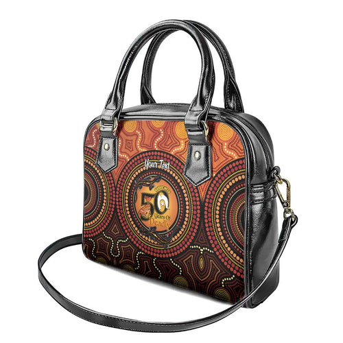 NAIDOC Week 2026 Personalised Shoulder Handbag 50 Years of Deadly Lizard Kangaroo Aboriginal Art