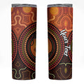 NAIDOC Week 2026 Personalised Skinny Tumbler 50 Years of Deadly Lizard Kangaroo Aboriginal Art