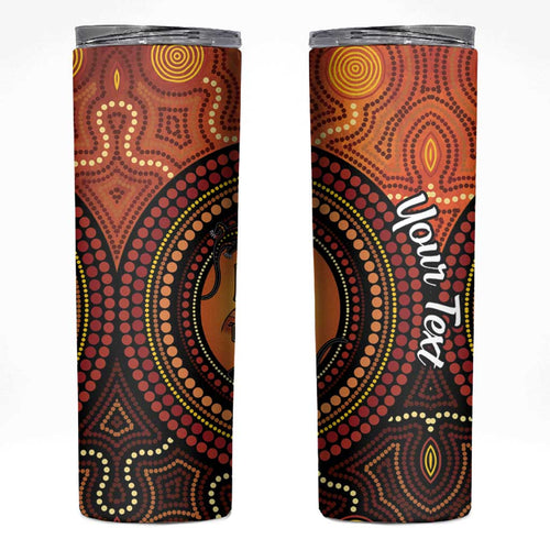 NAIDOC Week 2026 Personalised Skinny Tumbler 50 Years of Deadly Lizard Kangaroo Aboriginal Art