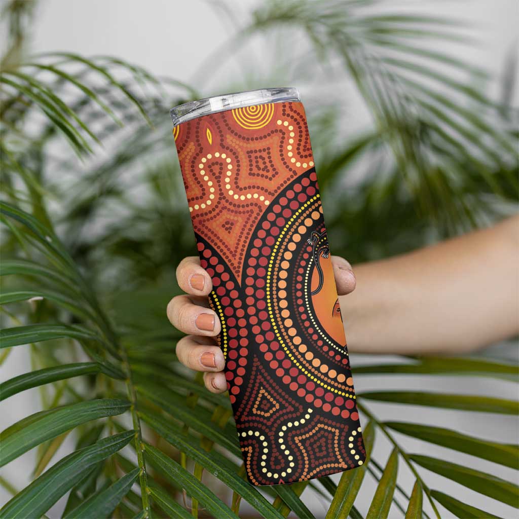 NAIDOC Week 2026 Personalised Skinny Tumbler 50 Years of Deadly Lizard Kangaroo Aboriginal Art