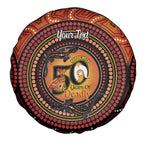 NAIDOC Week 2026 Personalised Spare Tire Cover 50 Years of Deadly Lizard Kangaroo Aboriginal Art
