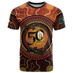 NAIDOC Week 2026 Personalised T Shirt 50 Years of Deadly Lizard Kangaroo Aboriginal Art