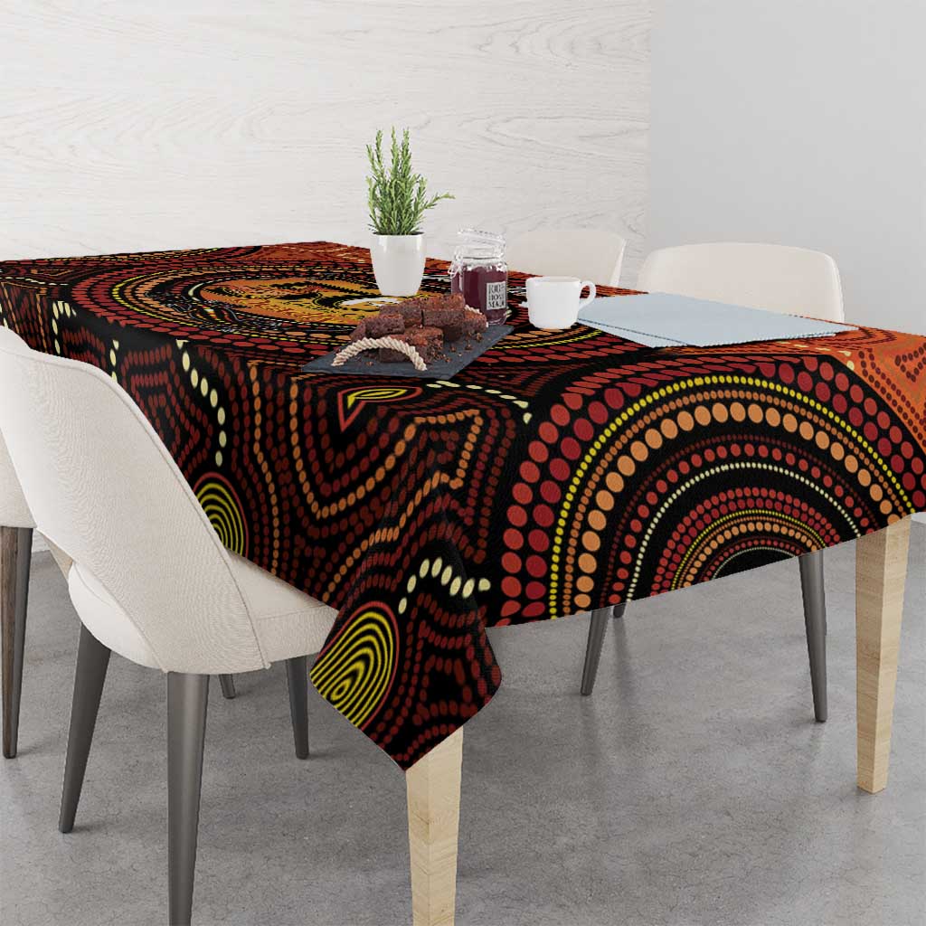 NAIDOC Week 2026 Personalised Tablecloth 50 Years of Deadly Lizard Kangaroo Aboriginal Art