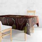 NAIDOC Week 2026 Personalised Tablecloth 50 Years of Deadly Lizard Kangaroo Aboriginal Art