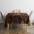 NAIDOC Week 2026 Personalised Tablecloth 50 Years of Deadly Lizard Kangaroo Aboriginal Art