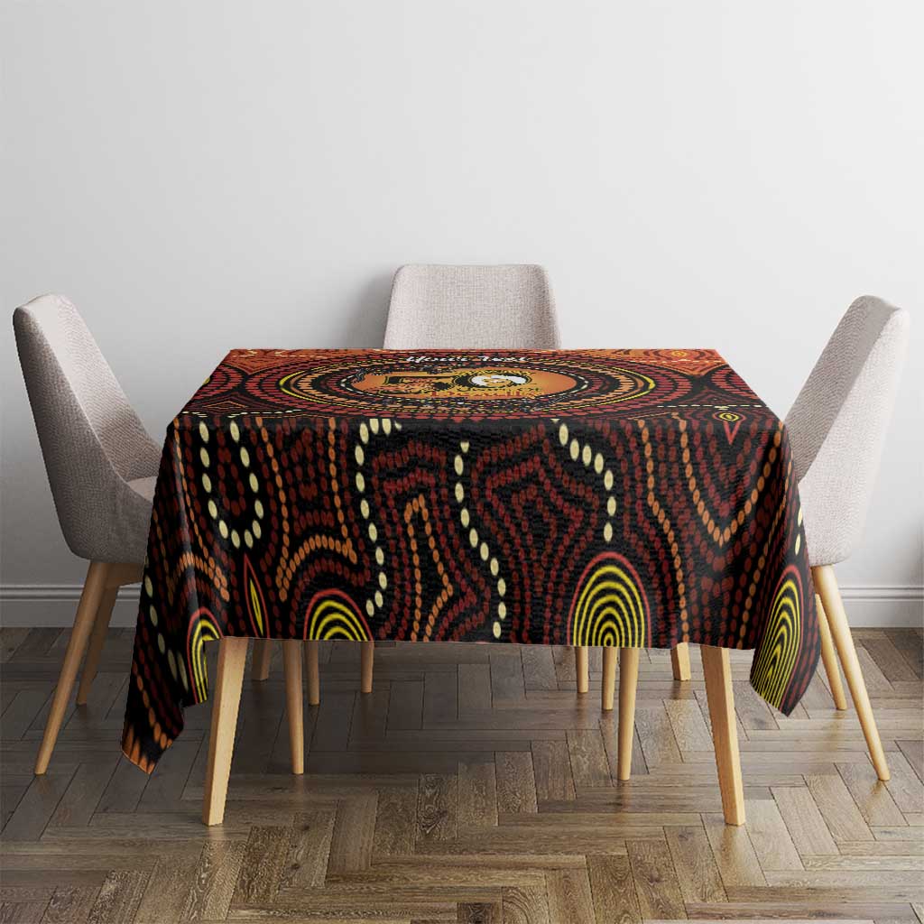 NAIDOC Week 2026 Personalised Tablecloth 50 Years of Deadly Lizard Kangaroo Aboriginal Art