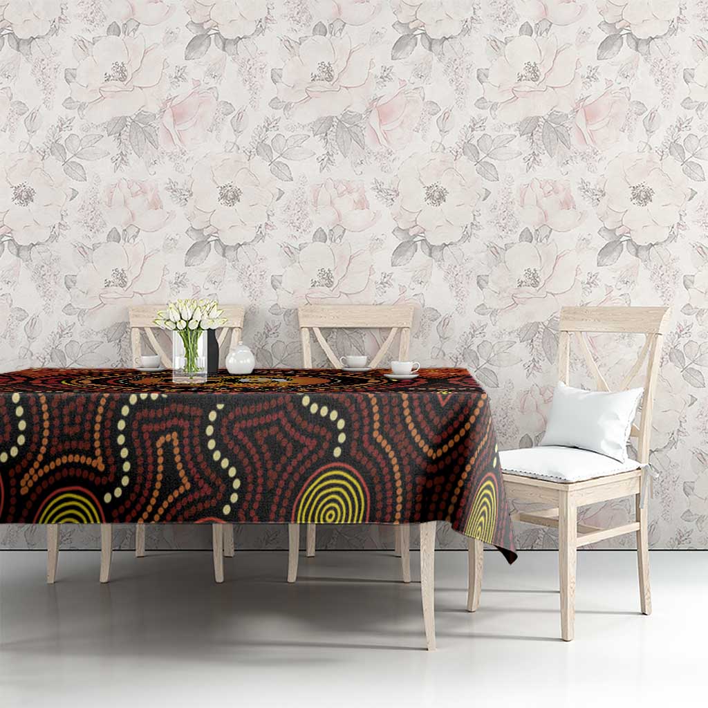 NAIDOC Week 2026 Personalised Tablecloth 50 Years of Deadly Lizard Kangaroo Aboriginal Art