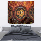 NAIDOC Week 2026 Personalised Tapestry 50 Years of Deadly Lizard Kangaroo Aboriginal Art