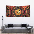 NAIDOC Week 2026 Personalised Tapestry 50 Years of Deadly Lizard Kangaroo Aboriginal Art