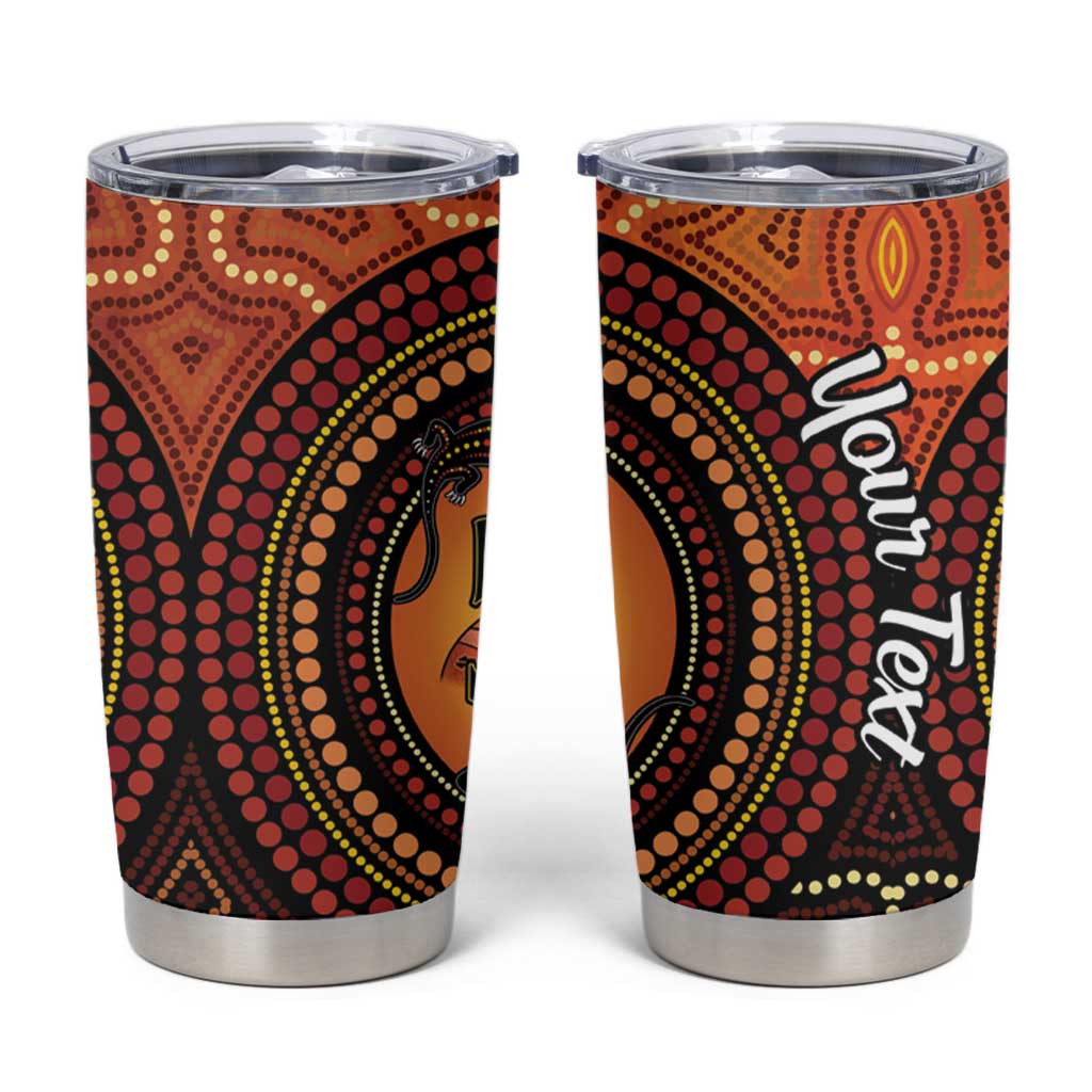 NAIDOC Week 2026 Personalised Tumbler Cup 50 Years of Deadly Lizard Kangaroo Aboriginal Art