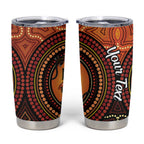 NAIDOC Week 2026 Personalised Tumbler Cup 50 Years of Deadly Lizard Kangaroo Aboriginal Art