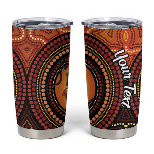 NAIDOC Week 2026 Personalised Tumbler Cup 50 Years of Deadly Lizard Kangaroo Aboriginal Art