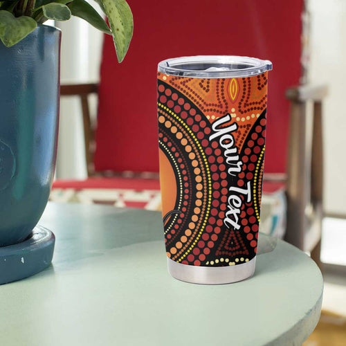 NAIDOC Week 2026 Personalised Tumbler Cup 50 Years of Deadly Lizard Kangaroo Aboriginal Art