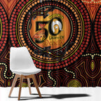 NAIDOC Week 2026 Personalised Window Curtain 50 Years of Deadly Lizard Kangaroo Aboriginal Art