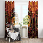 NAIDOC Week 2026 Personalised Window Curtain 50 Years of Deadly Lizard Kangaroo Aboriginal Art