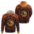 NAIDOC Week 2026 Personalised Zip Hoodie 50 Years of Deadly Lizard Kangaroo Aboriginal Art