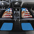 Personalised United States And Australia Car Mats USA Eagle With Aussie Kangaroo