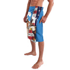 Personalised United States And Australia Lavalava USA Eagle With Aussie Kangaroo